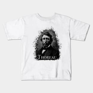 Thoreau (Monochrome light) Kids T-Shirt